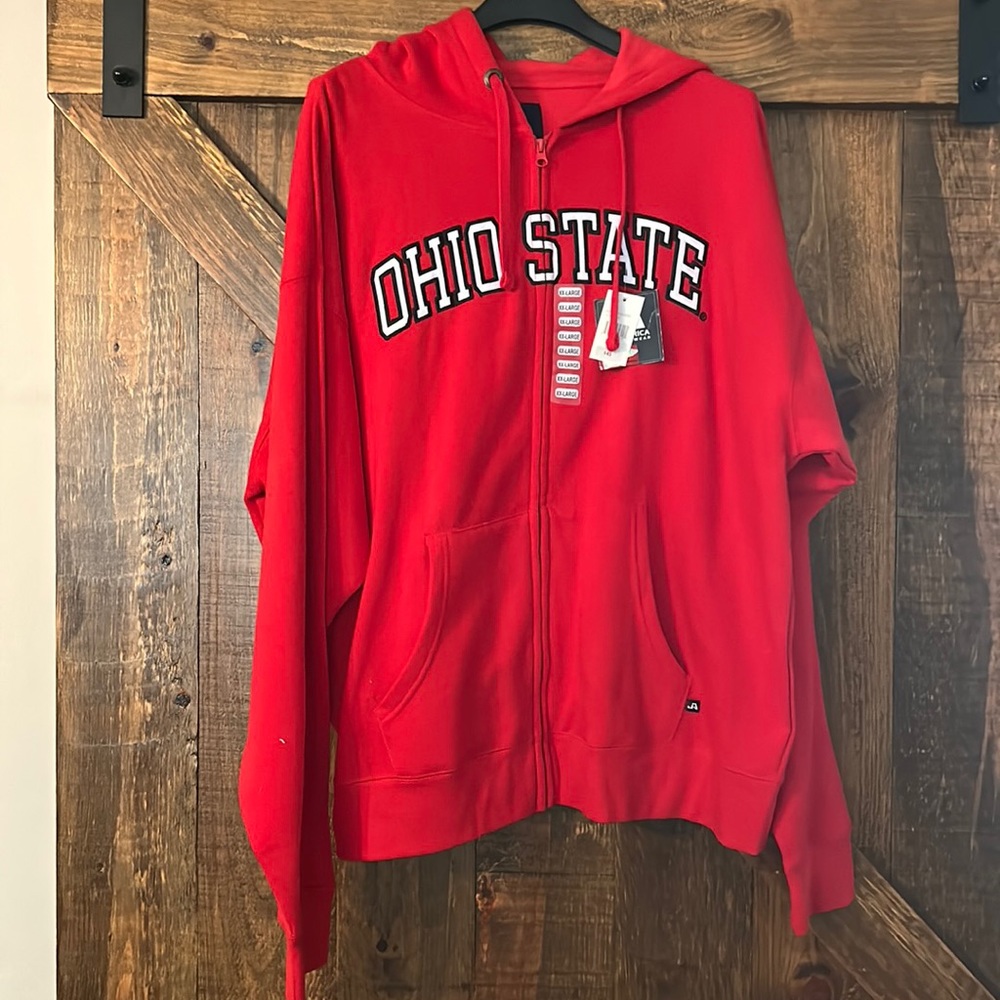Mens J America Ohio State full zip XXL